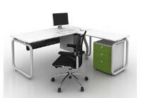 帶副側臺主管桌C-021