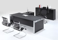 現(xiàn)代玻璃大班臺(tái)DBC-002